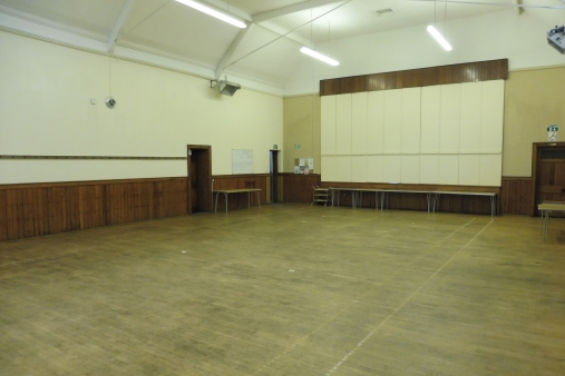 The hall at Whitehall Road Methodist Church, Bensham, Gateshead