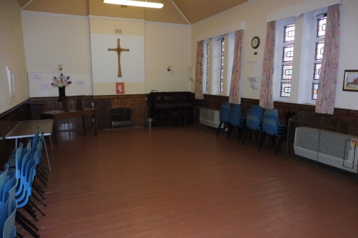 The lounge at Whitehall Road Methodist Church, Bensham, Gateshead